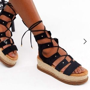 ASOS Jive Flatform Espadrilles Sandals